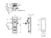 MS703 Swing Handle Cabinet Lock
