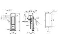 MS738 Swing Handle Cabinet Lock
