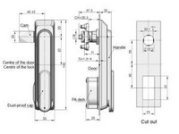 MS874 Swing Handle Cabinet Lock