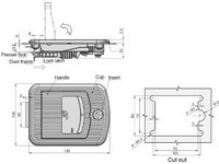 MS881-3 Panel Lock