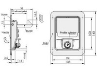 MS866-5 Panel Lock