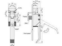 DK615 Toggle Latch Hasp