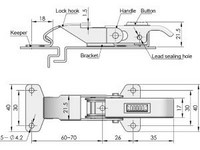 DK606 Toggle Latch Hasp