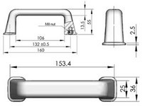 LS505 Cabinet Handle
