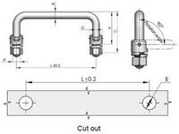 LS506 Cabinet Handle