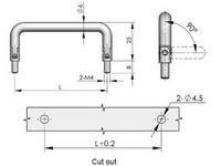 LS508 Cabinet Handle