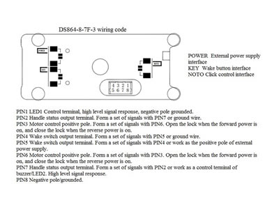 DS864-8-7F-3 Electromechanical Lock<